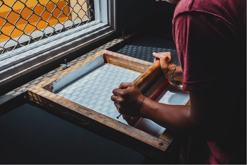 Screen printing process